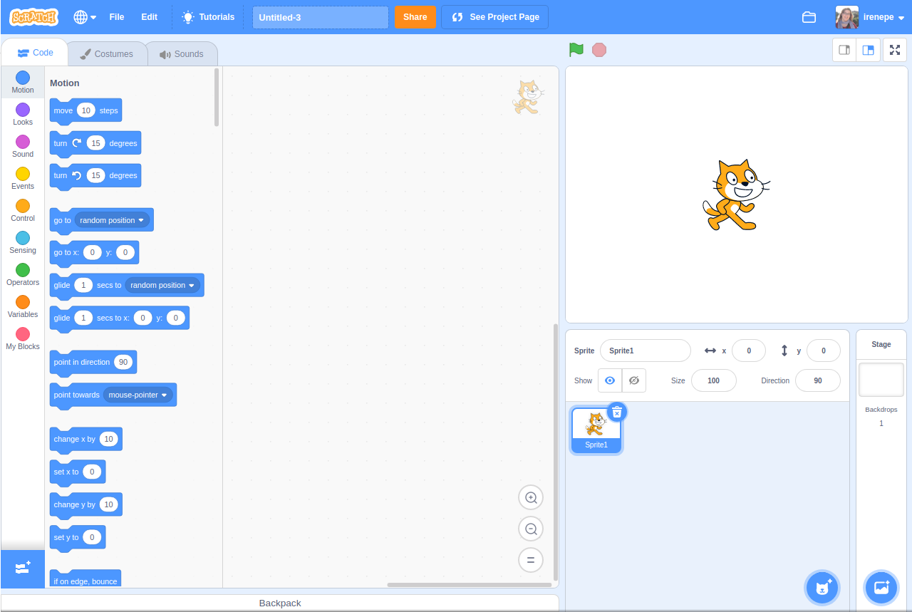 Creando un videojuego con niños